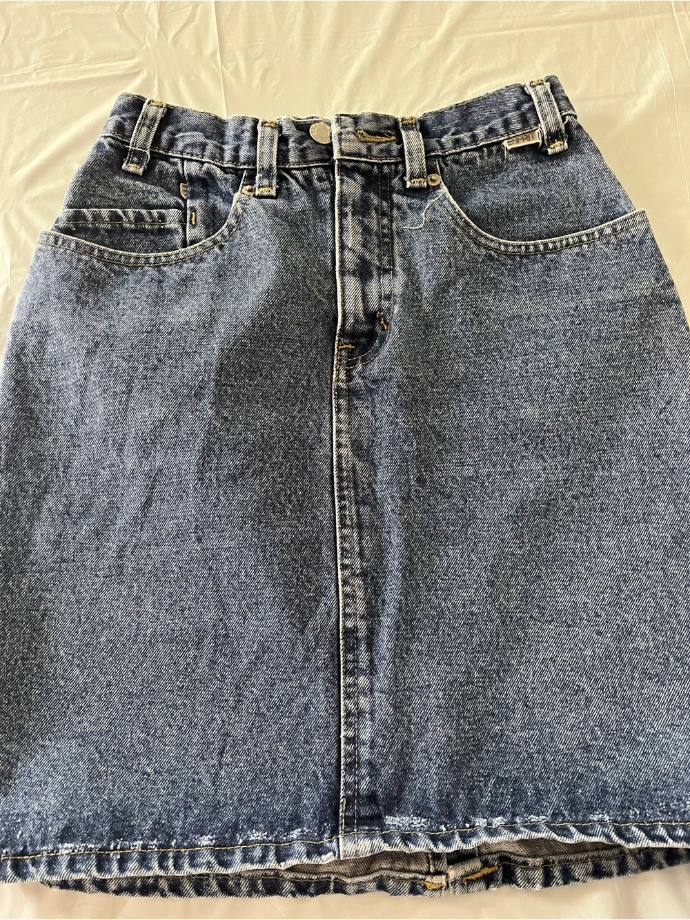 Esprit Dark Blue Denim A-Line Skirt